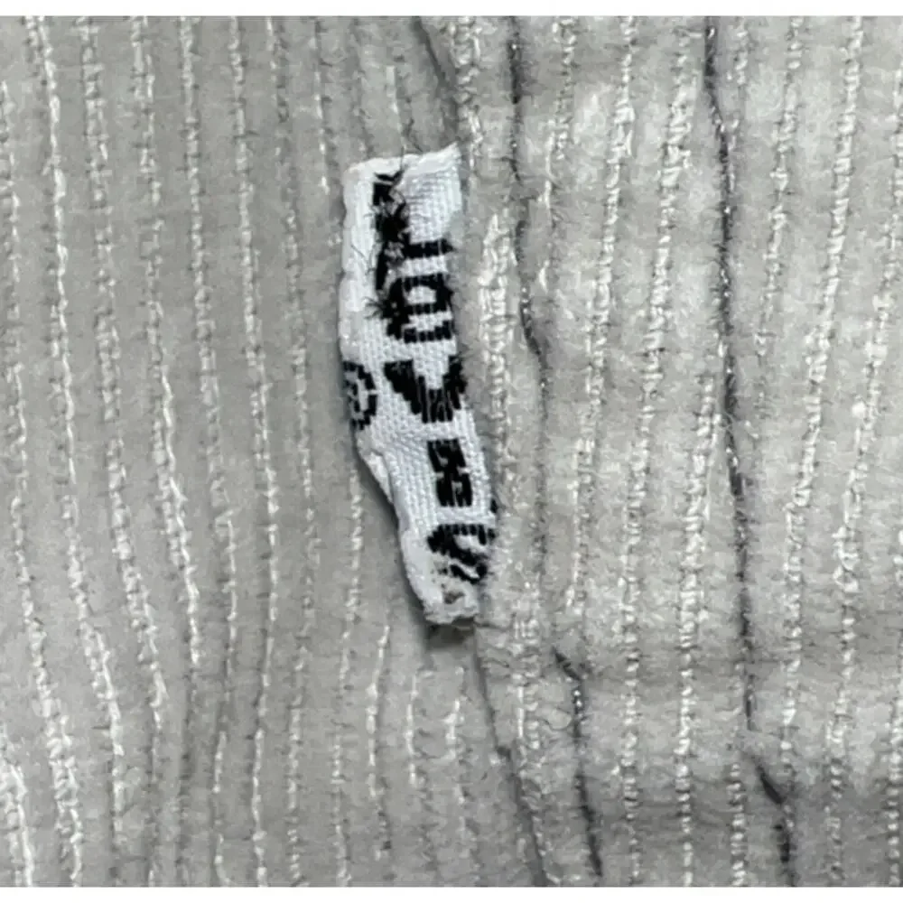 VTG Levi’s Gray Corduroy Pants White Tab High Rise Straight Leg 29x30 Women’s - Picture 4 of 6